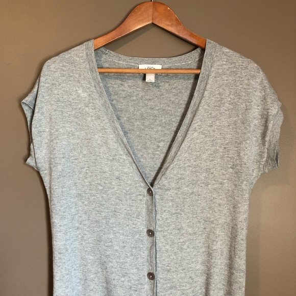 🌲 Loft grey short sleeve sweater - Picture 5 of 8